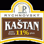 Rychnovský Kaštan etiketa